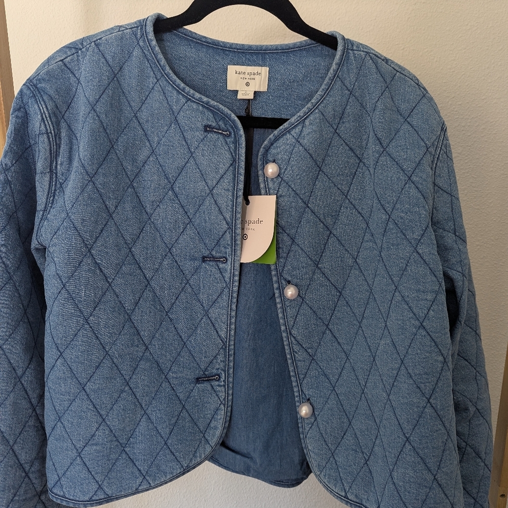 NWT Kate Spade x Target Quilted Denim Jacket - Picture 7 of 7